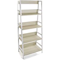 Versa Waterford Estantería de Pared de Estilo Industrial Biblioteca de Madera Aglomerada con 5 Baldas o Estantes…